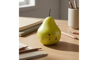 Mechanical Kitchen Timer Glossy Pear-Shaped Timer No Batteries Needed