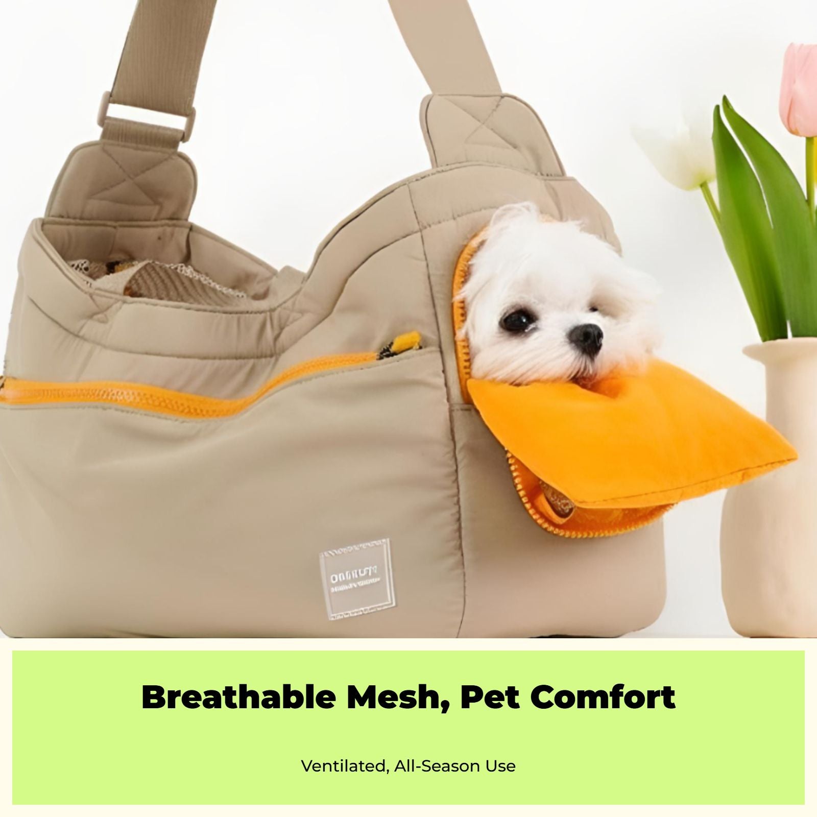 Breathable hands-free pet carrier