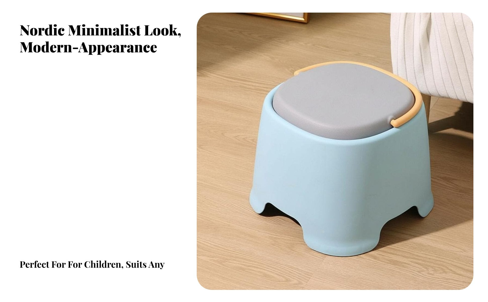 kid's Carry Stool Lightweight toddler's Booster Step Heavy Duty for Children
