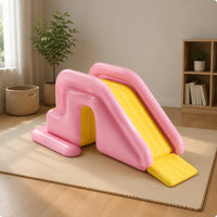 Inflatable Sliding Children's Play Slide with Guardrail Easy to Clean Activity Toy for Indoor