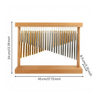 52 Sounds 52-Note Chime Set Pure Tone Double Row Wind Chime for Beginners