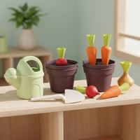 Garden Toy Set Smooth Edges Pretend Play Garden Produce Toy Set Fine Motor Skills Children's Playthings