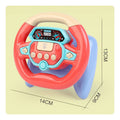 Toddler Steering Wheel Toy Safe Rounded Edges Simulation Steering Wheel