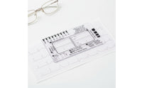 Portable ECG Reading Ruler Clear Scale Heart Rhythm Ruler Easy to Use for Nurses