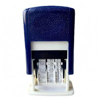 Self-Inking Date Stamp Mechanical Dial Office Tool ABS Plastic