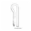 Aquarium Inflow Outflow Pipe High Clarity Canister Filter Glass Pipe