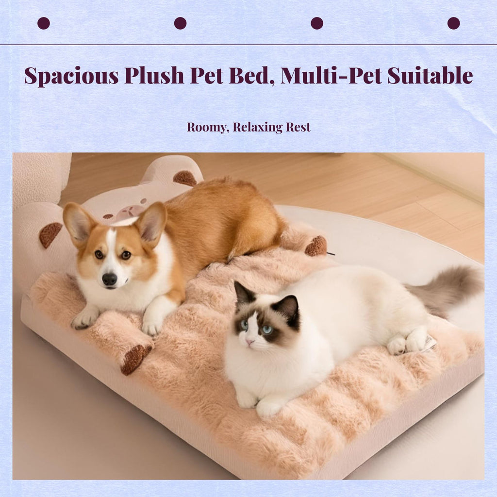 Cat bed with washable cover