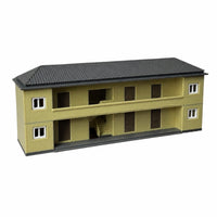 Model Railway Building Detailed Miniature Station Structure Display for Modelers