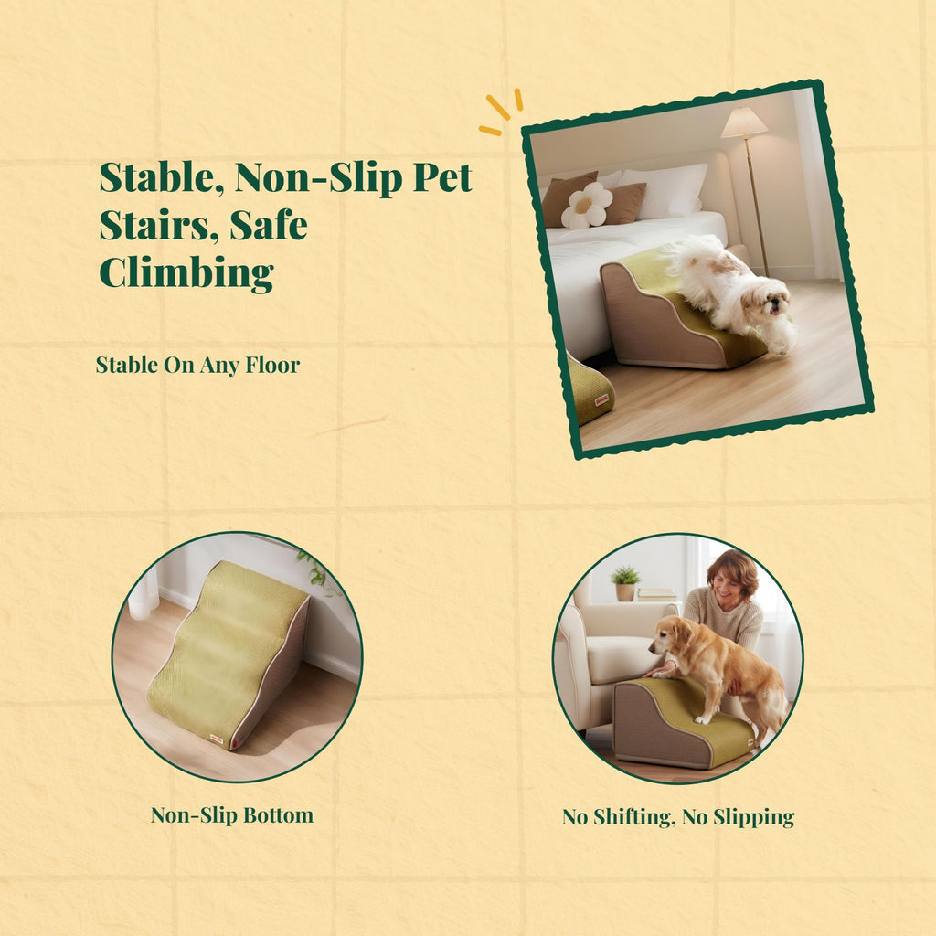 Non-slip indoor dog stairs