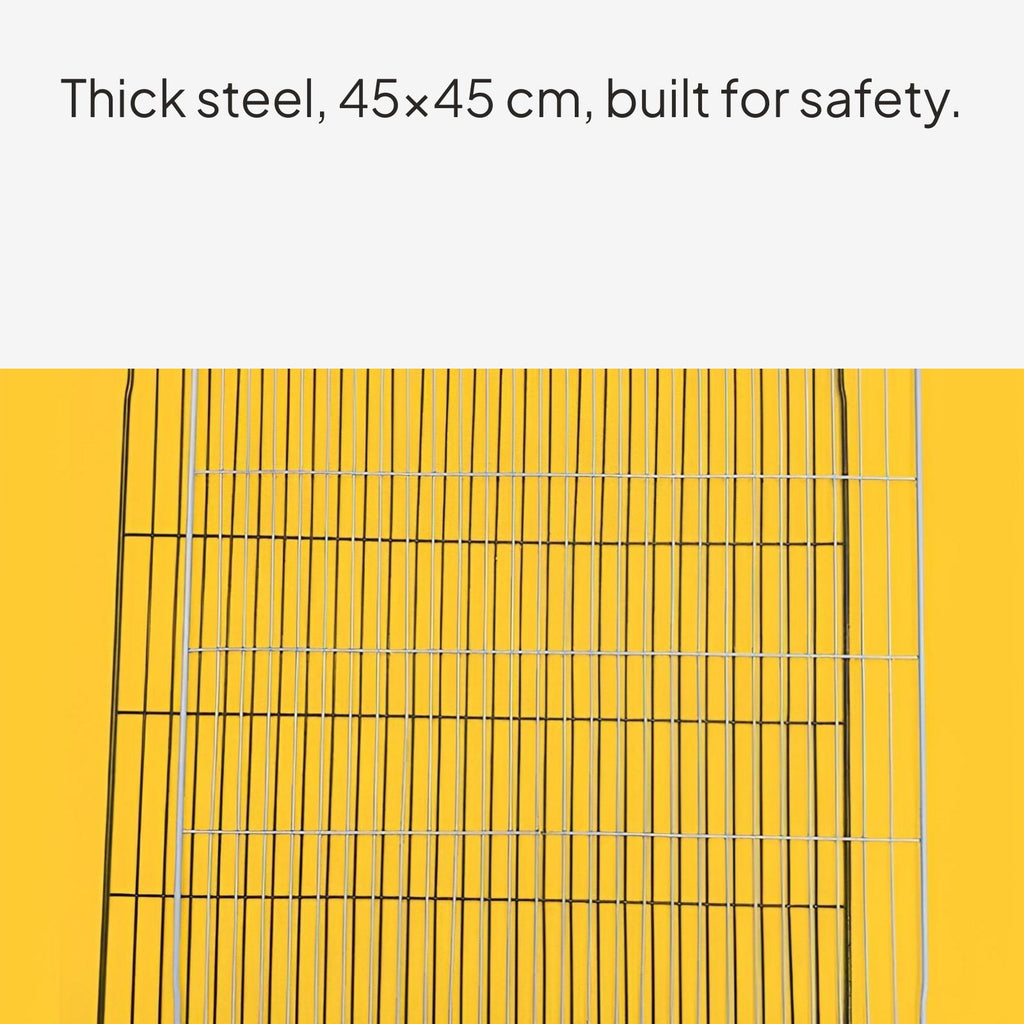 DIY Pet Cage Grid Panels, Modular Fence Divider