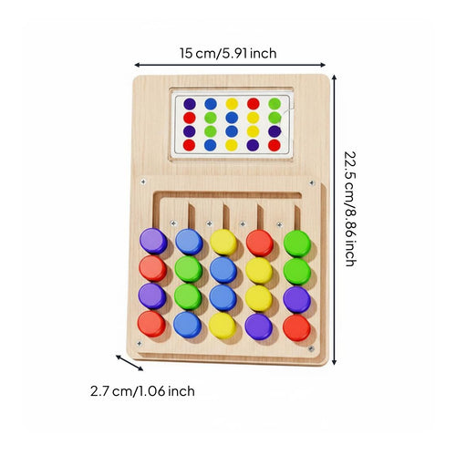Color Sorting Game Multisensory Spelling Board Game Sturdy for Preschool, Kids