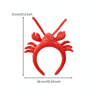 Crustacean Headband Cute Soft Toy Crustacean Hair Band Funny for Stage