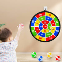 Sticky Ball Dartboard Foldable Safe Target Game Parent-Child Interaction
