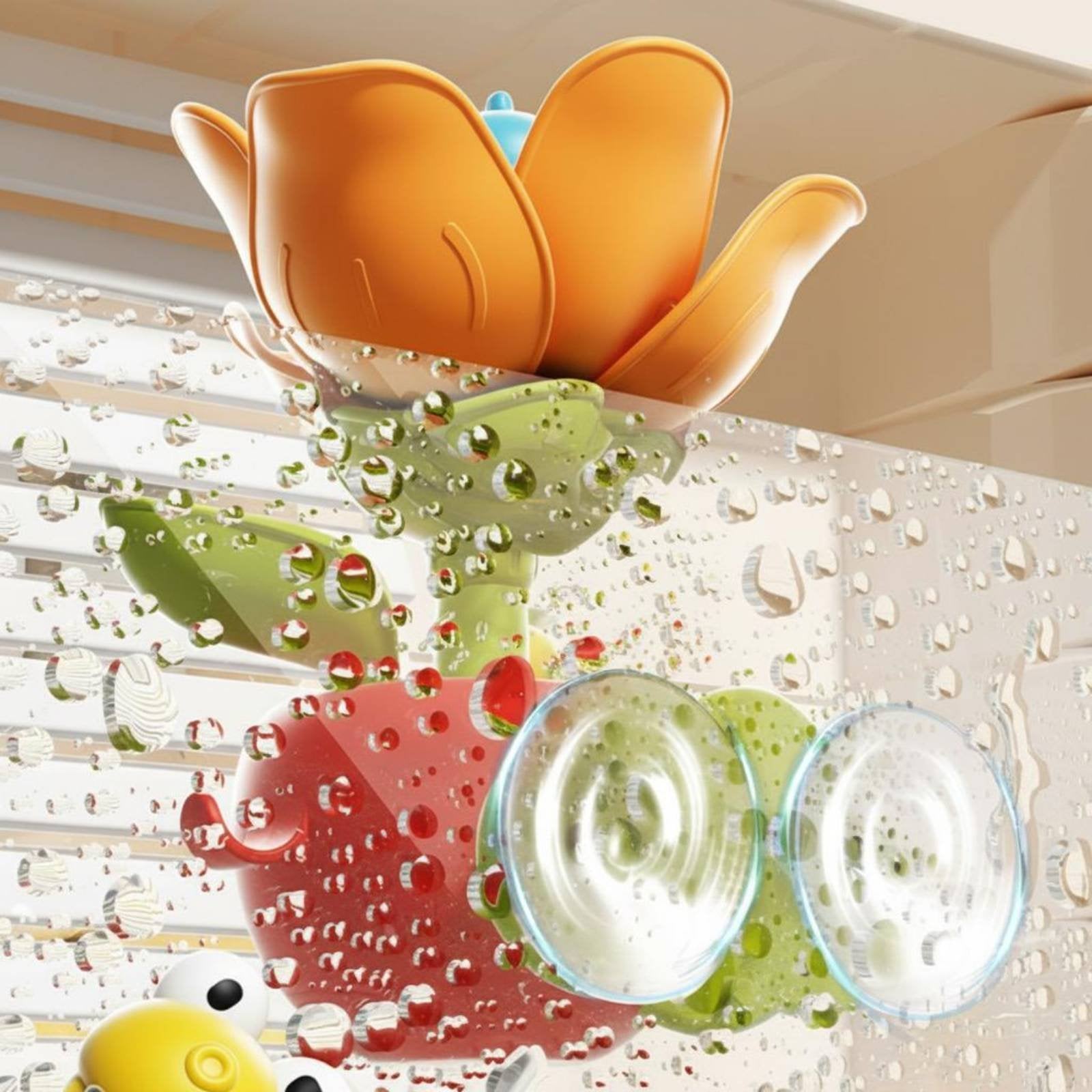 Flower Bath Toy Interactive Bath Water Spray Toy No Batteries Needed