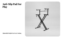 Stable Black Double-Layer Keyboard Stand X-Shaped Keyboard Stand