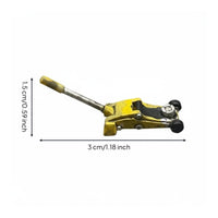 1/64 Scale Floor Jack Realistic Detail Diorama Repair Shop Jack Hand Painted for Sand Table Decor