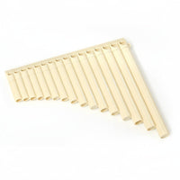 Pan Flute Polished Mouthpiece 18 Pipe Flute Hand Tuned for Music Class
