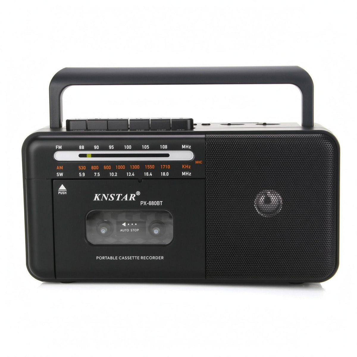 Built-in Handle Radio Cassette Recorder Tabletop Portable Cassette Recorder 220V