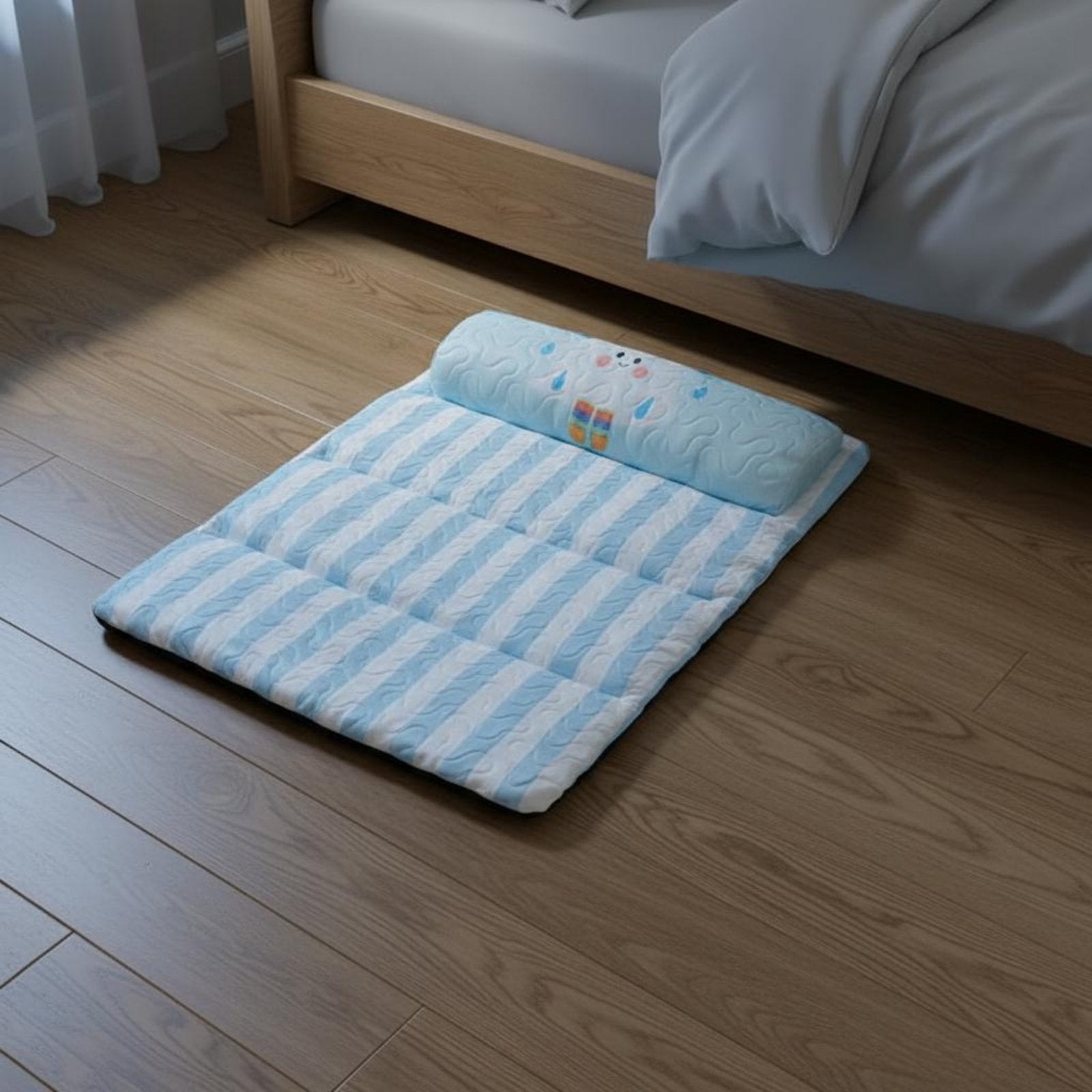 Ice Silk Cooling Pad Breathable Summer Pet Bed Washable for Hot Weather