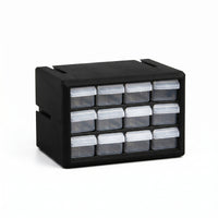 Impact-Resistant Compact Small Parts Storage Cabinet 12-Drawer Parts Organizer