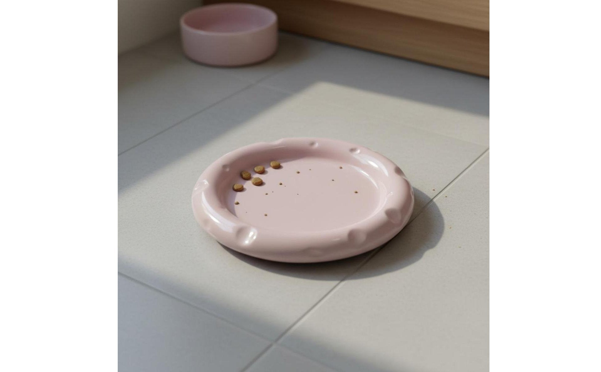 Cheese Design Pet Bowl Whisker Friendly Raised Ceramic Cat Dish Easy to Clean Shallow Cat Food Bowl for Kittens, Small Dogs