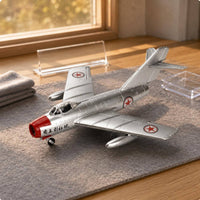 MiG-15 Model Red Nose Jet Fighter Model Precision Craftsmanship