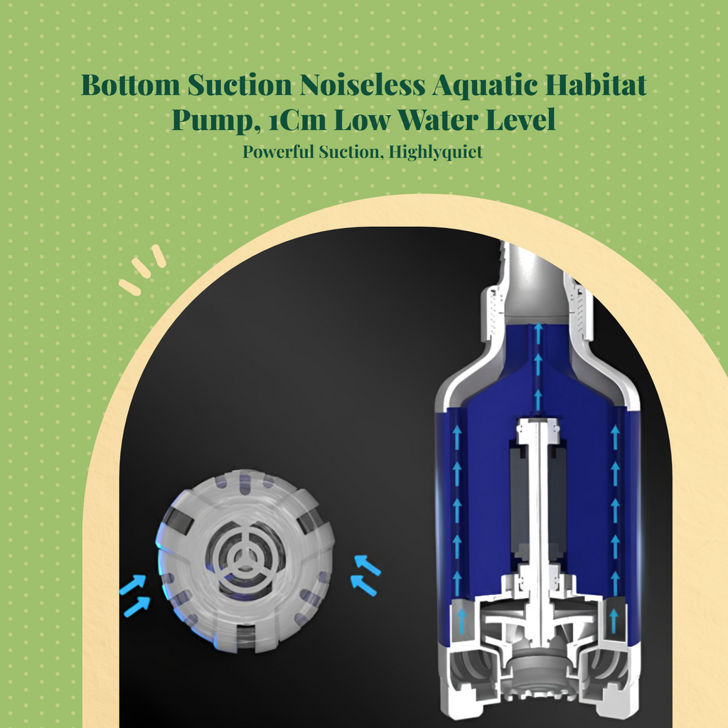 Quiet adjustable aquarium pump
