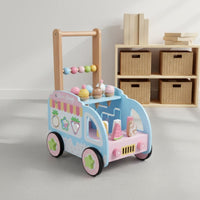 Wooden Ice Cream Pusher Educational Ice Cream Pusher Effortless Gliding