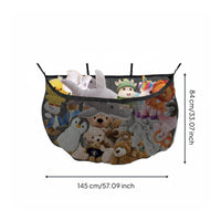 Stuffed Storage Net Easy to Install Stuffed Storage Net