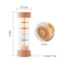 Sensory Rain Stick Stress Relief Rainmaker Toy Early Learning for Relaxation