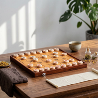 Chinese Chess Table Carrying Handle Xiangiqi Set Metal Latch