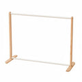Solid Wood Material Pet Clothes Rack Sturdy Construction Wooden Pet Clothes Stand Stable Design for Parents, Bedroom, Home, Party Decoration