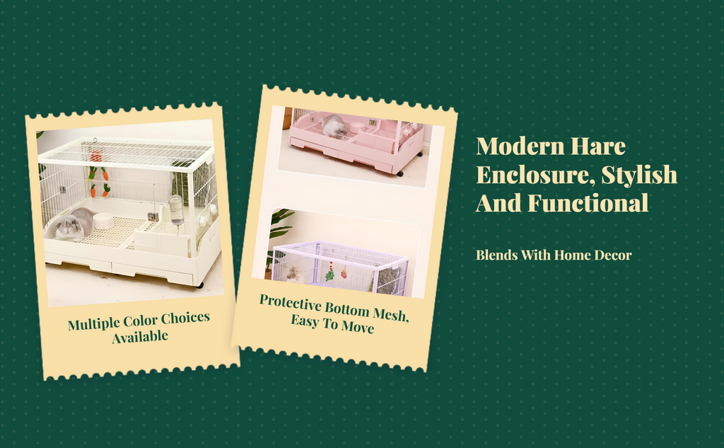 Acrylic pet enclosure with tray