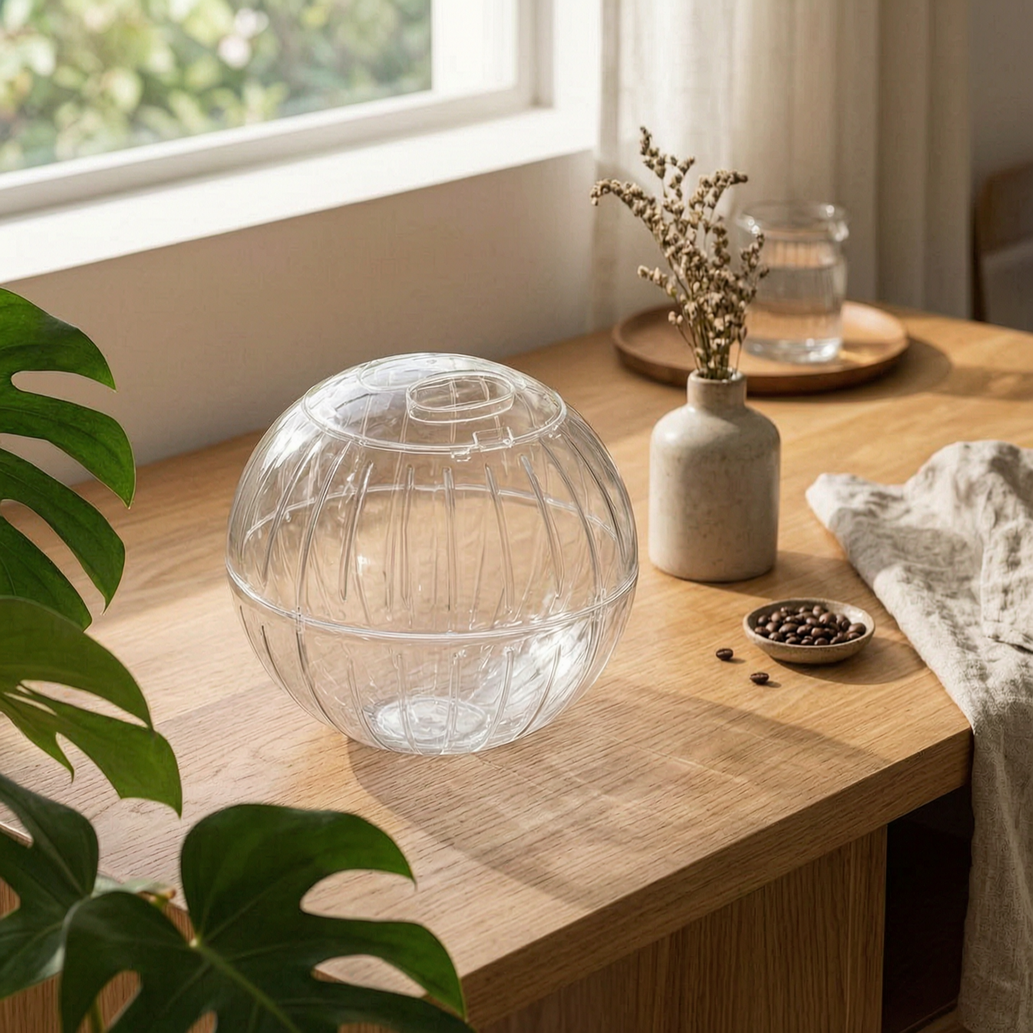 Clear Hamster Ball Outdoor Use Hamster Exercise Sphere Secure and for Hamsters, Indoor
