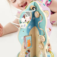 12 Pieces Rotating Activity Tree Multi-Sensory Educational Busy Toy