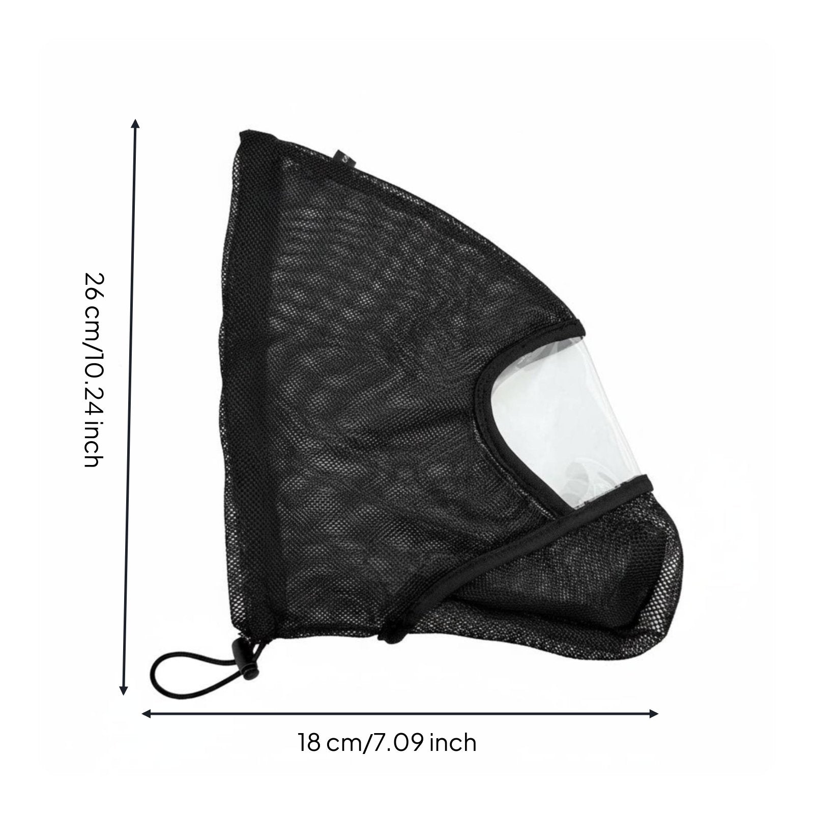 Dog Guard Hood Customizable Breathable Mesh Dog Face Guard Prevents Unwanted Eating Barbed Grass Awns Protection Hood for Hiking, Outdoor