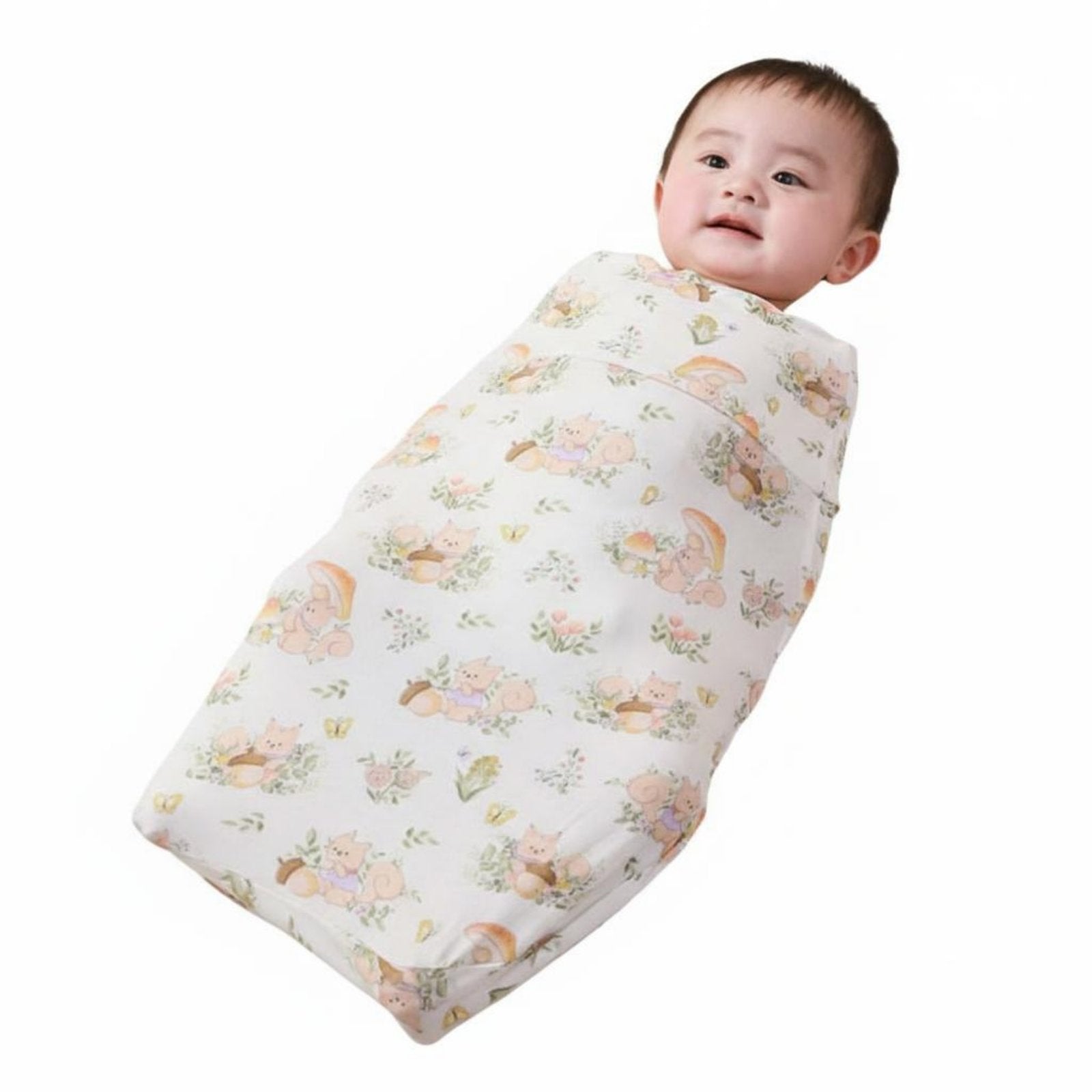 Hooded Anti-Startle Wrap fastener Closure adaptableal Swaddle pouch for givergivers