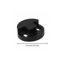Round Rubber Tourte Mute Two Hole Design Double Bass Mute Sound Reducing