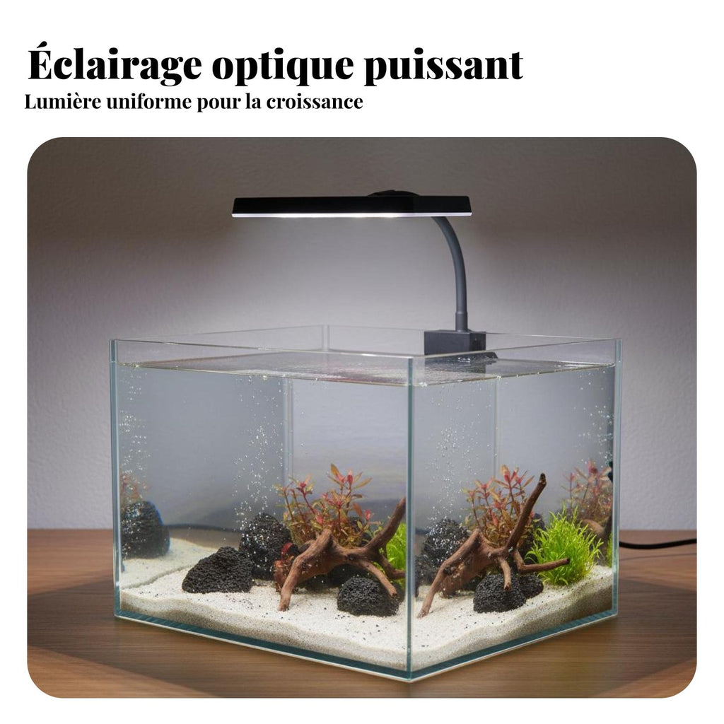 Full Spectrum Aquatic Aquarium Vessel Light Color Enhancing LED Snap-on Aquarium