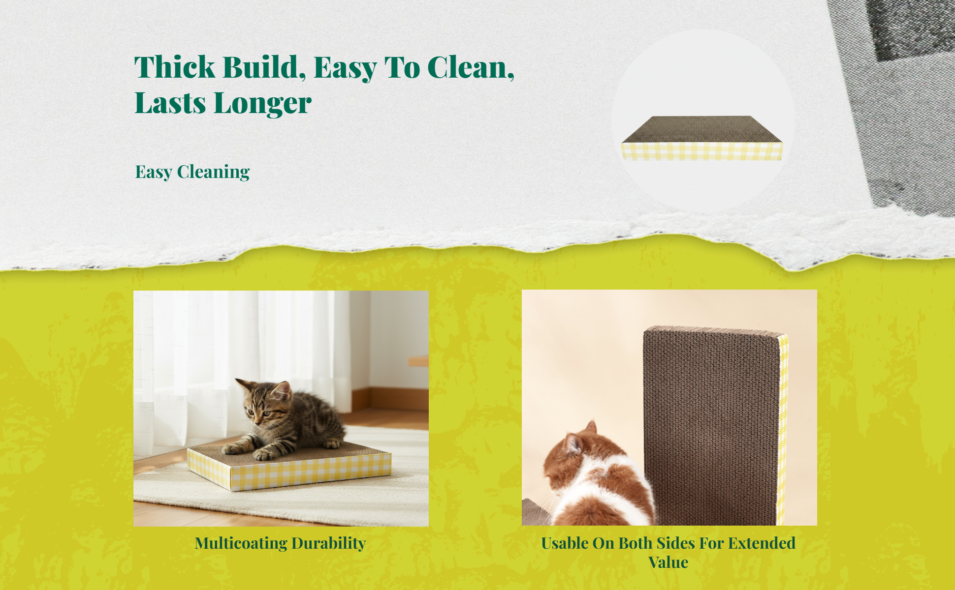 Cardboard Cat Scratcher Lounge