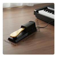 Digital Piano Sustain Pedal Polarity Switch Sustain Pedal for Studio Recording