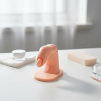 Manicure Practice Finger Easy to Use Artificial Finger Model Reusable Beauty Tool for Salon