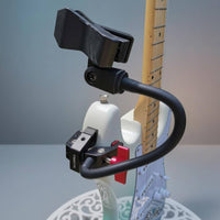 Busking Mic Bracket Hands-Unrestricted Guitar Audio Pickup Stand Rubber Grip