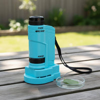 Portable Kids Microscope Binoculars Lightweight Children's Discovery Observation Tool High Magnification Learning Tool for Outdoor Exploration