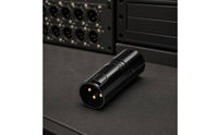 3-Pin Digital Multiplex End Plug Gold Pins 3-Pin XLR End Plug Cylindrical