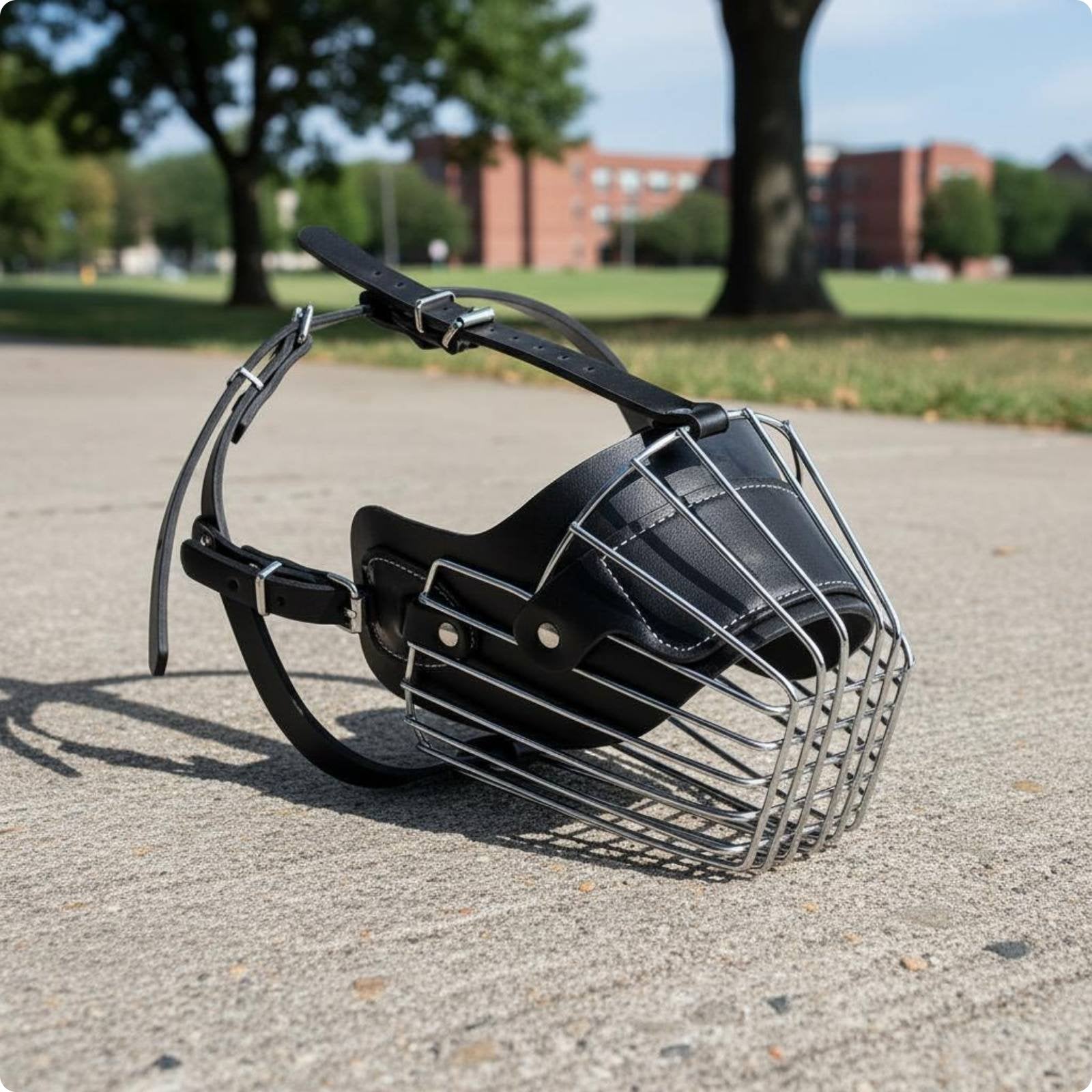Metal Dog Muzzle Breathable Wire Basket Muzzle Comfortable Fit for Large Dogs