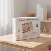Wooden Creature Stacker Educational Counting Game Safe Materials for Preschool