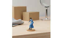 1:64 Scale Pianist Figure High Intricacy Miniature Female Playing Piano