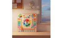 Wooden Calendar Clock Hands-on Learning Kids Weather Display Board Hands-On Educational Influenced Educational Toy for Homeschool