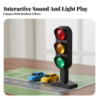 Toy Traffic Lamp Pretend Play Simulation Traffic Lamp Model Street Safety Education Toy Learn While Playing Realistic Design